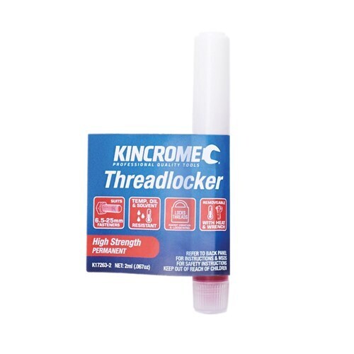 Threadlocker High Strength 2ml Kincrome K17263-2