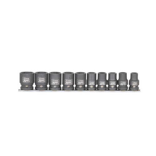 Impact Socket Set 10 Piece 1/2" Drive Kincrome K2095