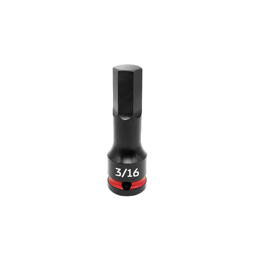 Hex impact socket 3/16" x 78mm 1/2" Drive Kincrome K23895