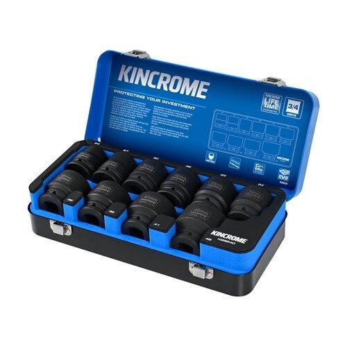 Kincrome 10 Piece 3/4" Drive Impact Socket Set Metric K28240