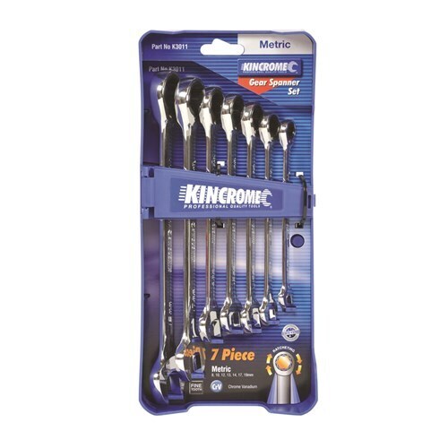 Combination Gear Spanner Set 7 Piece Kincrome K3011