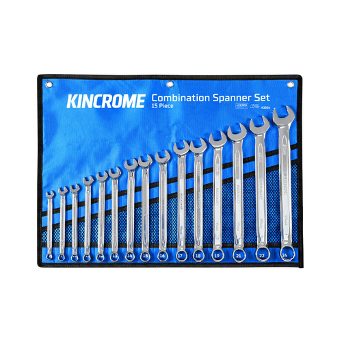 Combination Spanner Set 15 Piece - Metric Kincrome K3026