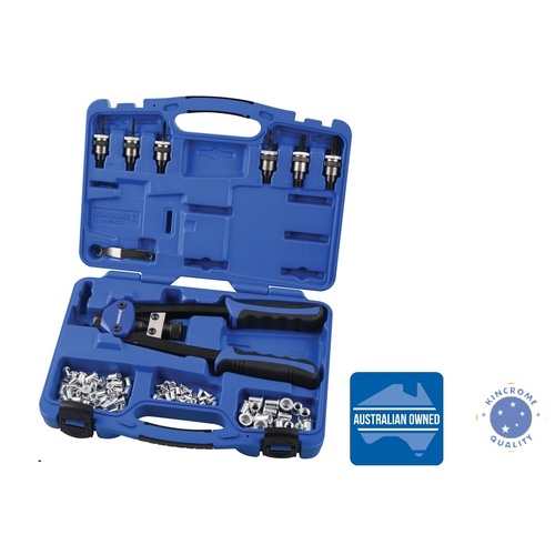 Nut Riveter Twin Handle 68 Piece Set  Kincrome K4900