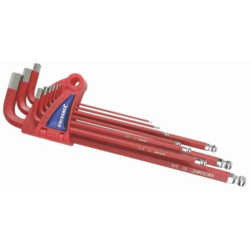 Ball Point Hex Key Set Long Series 9 Piece Kincrome Imperial K5042
