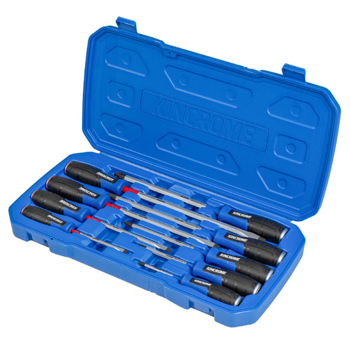 9 Piece Thru Tang Screwdriver Set Kincrome K5704