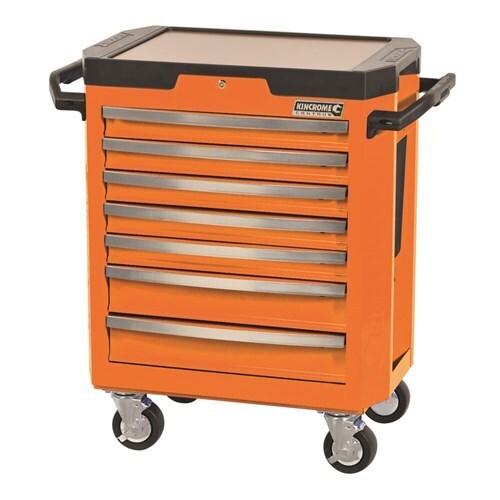 Contour® Tool Trolley 7 Drawer Flame Orange™ Kincrome K7747O