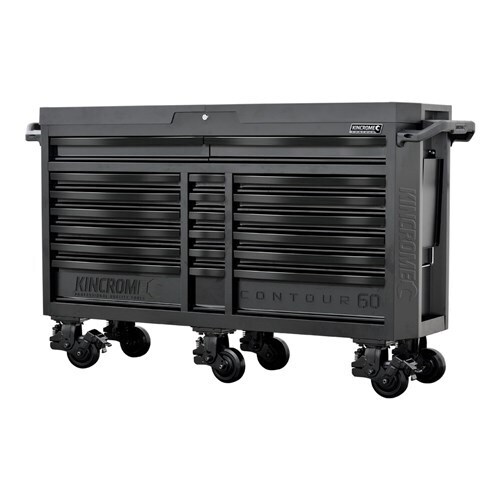 Contour® Super Wide Tool Trolley 20 Drawer Black Series Kincrome K7862