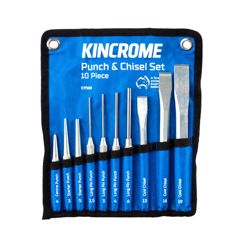 Punch & Chisel Set Kincrome K9508 10 Piece