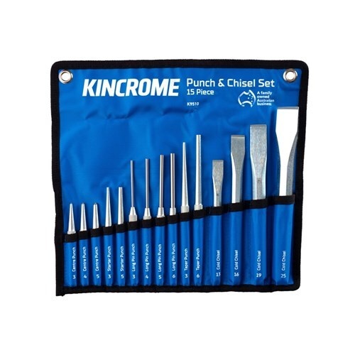 Punch & Chisel Set 15 Piece Kincrome K9510