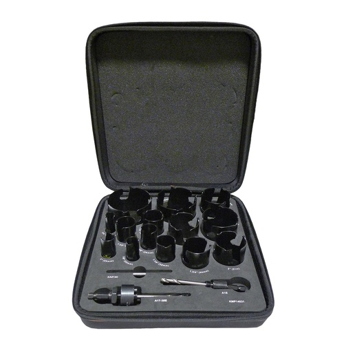 14 Piece Multi-Purpose Carbide Tipped Hole Saw Kit TCT 11880 Starrett KMP14031