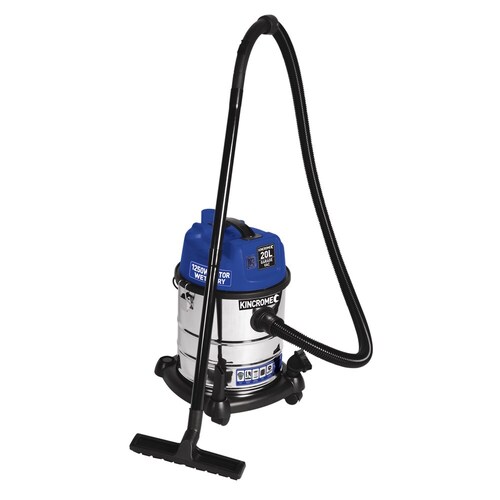 Wet and Dry Garage Vacuum 20L 1250W/240V Motor Kincrome KP702
