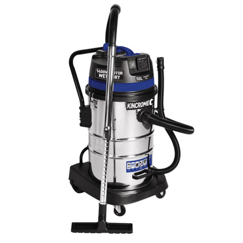 Wet and Dry Garage Vacuums 50L 1400W/240V Kincrome KP704
