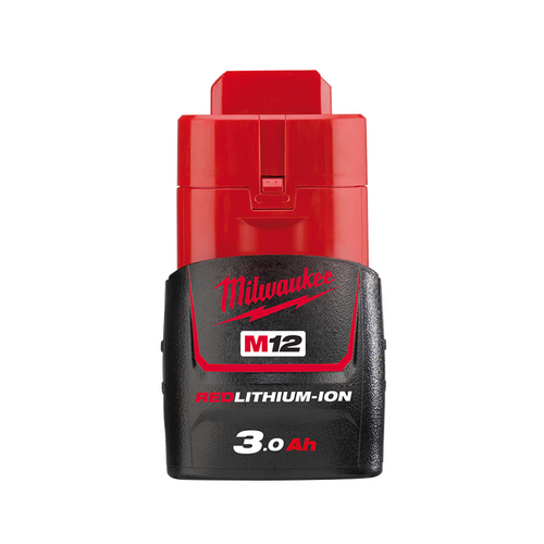 12V 3.0Ah Li-ion Cordless RED LITHIUM Battery Milwaukee M12B3