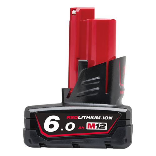 12V 6.0Ah Li-ion Cordless RED LITHIUM Battery Milwaukee M12B6