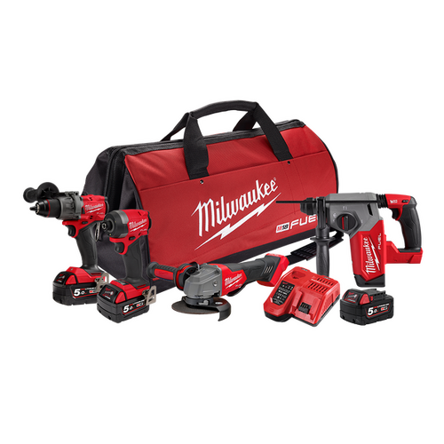 M18 Fuel 4 Piece Power Pack 4A3 Milwaukee M18FPP4A3503B