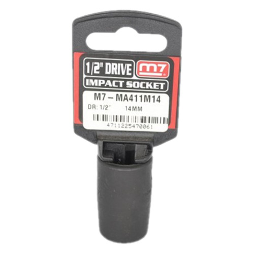 Impact Socket With Hang Tab 1/2" Drive 6 Point 14mm M7 M7-MA411M14 main image