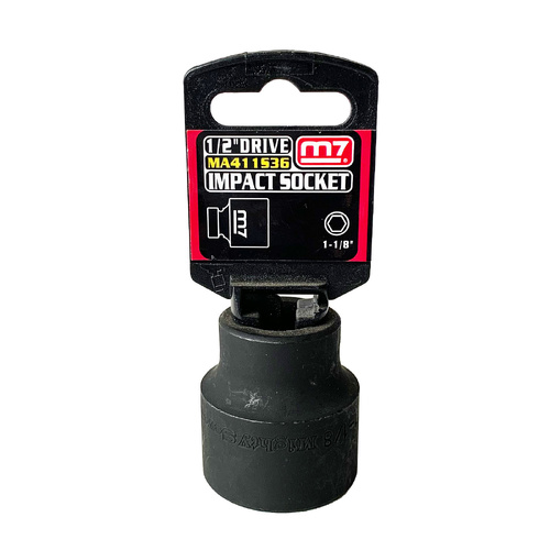 M7 Impact Socket 1/2" DR 6 Point 1-1/8 M7-MA411S36