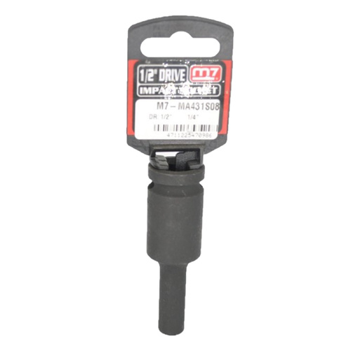 Impact Deep Socket 1/2" DR 6 Point 1/4 M7 M7-MA431S08