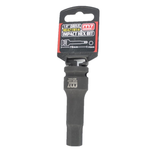Impact In Hex Socket 1/2" DR, 14mm M7 M7-ME471M14