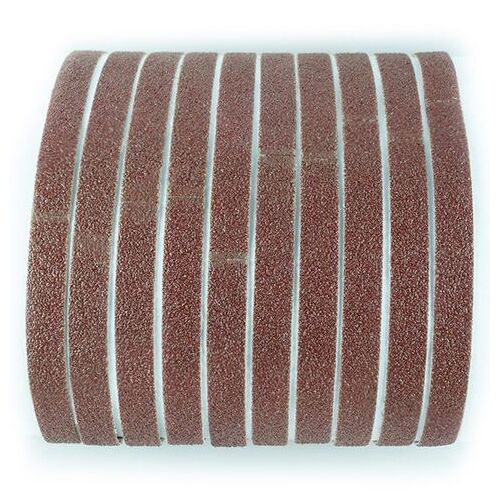 Abrasive Cloth Belt 10mm X 330mm #80 Pack Of 10 ITM M7A-QB91108