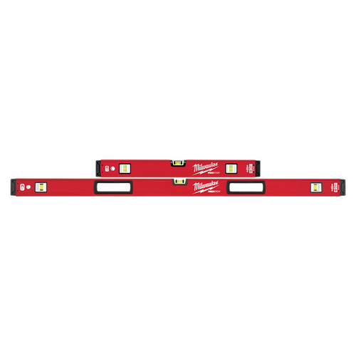 Magnetic Box Level 3 Vials 600/1200mm -2pc Milwaukee  Mlbxsm48