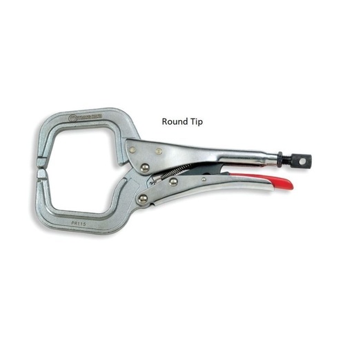 Pliers Locking C-Clamp 280mm Length 102mm Opening Round Tip PR115