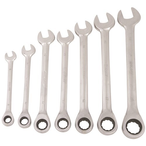 Supatool Combination Gear Spanner Set 7 Piece Imperial S030006 main image