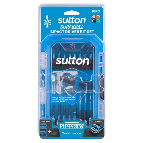SupaTorq Impact Screwdriver Bits Sets Sutton S250S16A 