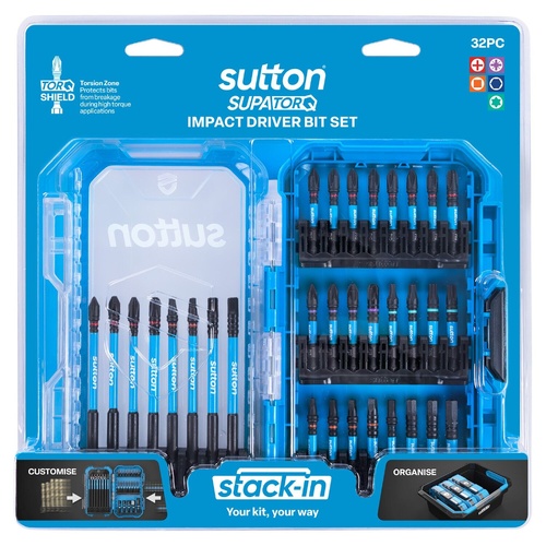SupaTorq Impact Screwdriver Bits Sets Sutton S250S32A