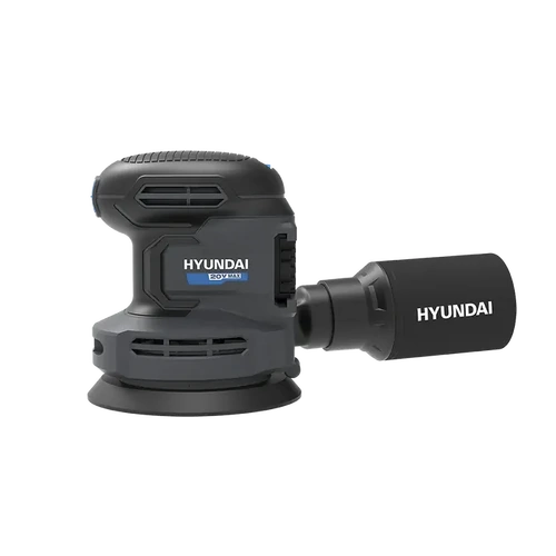 20V Cordless Orbital Sander - 5" Pad, Dust Collection, Variable Speed Control - Skin Only Hyundai SD20S