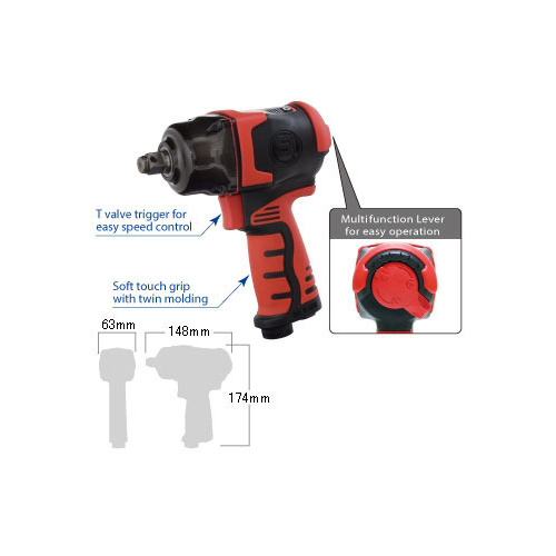Impact Wrench 1/2 Shinano SI-1610