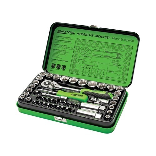 Socket Set 49 Piece 3/8" Drive - Metric & Imperial Kincrome STP2049