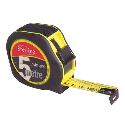 5m x 19mm Sterling Professional Tape Measure TBC5019 main image