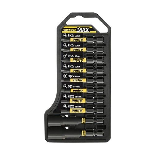 ThynderMax 10 Piece Impact Driver Set Alpha TBS10TM