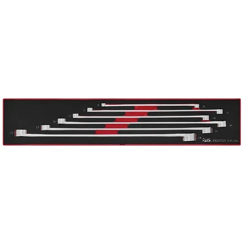 Long Ring Spanner Set 6-Piece TEX-Tray Teng Tools TE-TEXFLS06