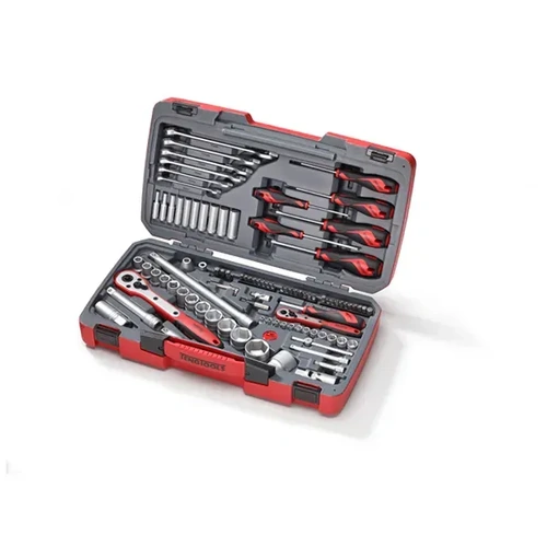 1/4" & 1/2" Dr. Metric Socket & Tool Set 95-Piece Teng Tools TE-TM095