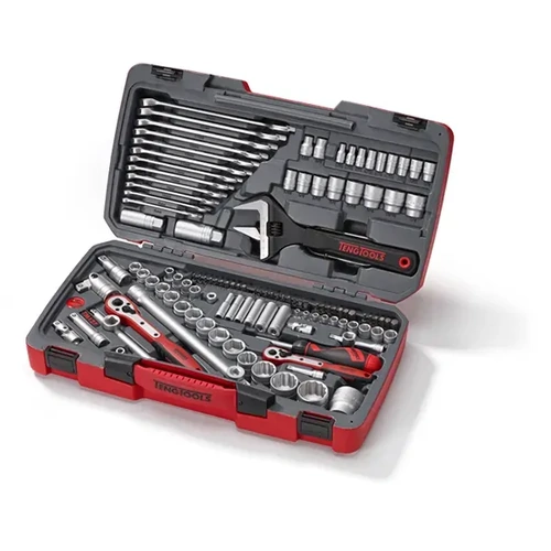 1/4"-3/8"-1/2" Drive Metric Socket & Tool Set 127-Pieces Teng Tools TE-TM127