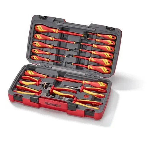1000V VDE Plier & Screwdriver Set 18-Pieces Teng Tools TE-TV18N