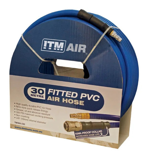 PVC Air Hose 10mm (3/8") x 30 Metres Comes With Couplers TM300-230 main image