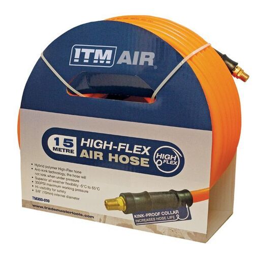 Air Hose High Flex 10mm 3/8" x 30 Metres Hybrid Polymer  ITM TM300-330 main image