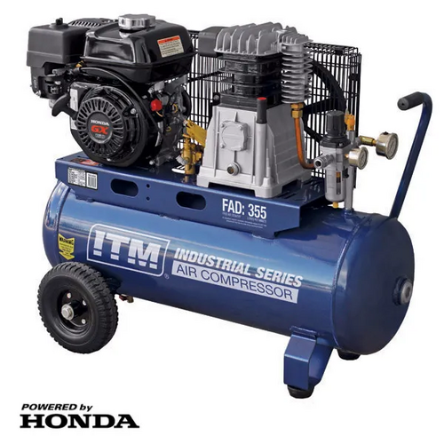 Air Compressor Belt Drive Petrol 5.5Hp Honda 60L Fad 355L/Min ITM TM352-55060 main image