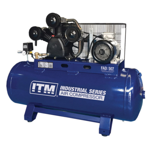 Air Compressor Belt Drive Stationary 3 Phase 10HP 270 Litre ITM TM353-10270