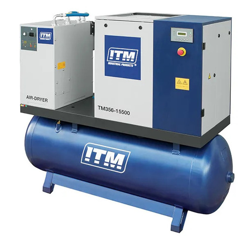 Air Compressor Rotary Screw With Dryer 3 Phase 15HP 500 Litres FAD 1620 ITM TM356-15500 main image