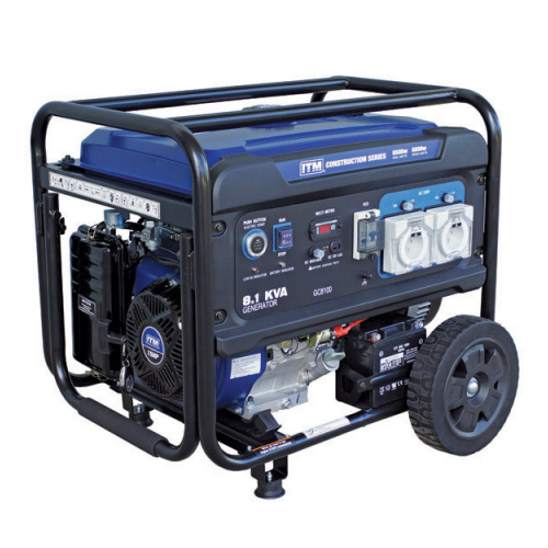 Construction Series Petrol Generator 8.1KVA 6500W ITM TM520-6500