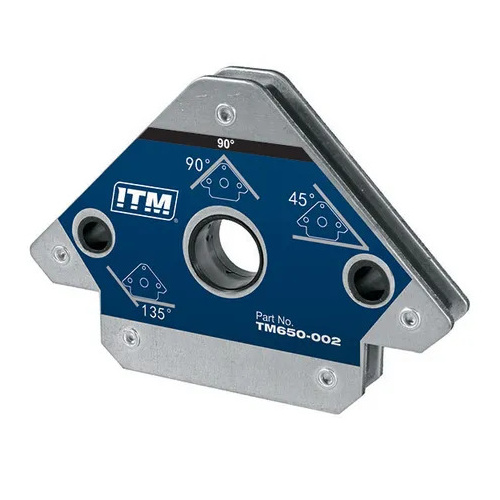 Multi-Angle Welding Magnet 25KGS Force, 90MM, 45°,90° & 135° ITM TM650-002