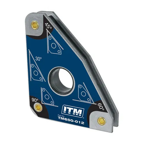 Multi-Angle Welding Magnet, 40KGS Force, 110MM, 30°,45°,60°,90° & 165°, Powerful NDFEB Magnet ITM TM650-012