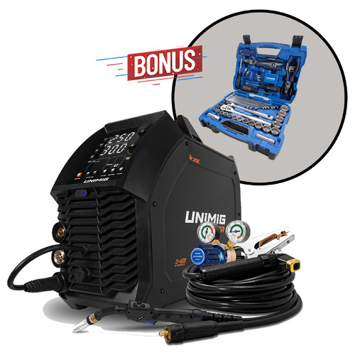 RAZOR Multi 250 Welder Bonus Portable Automative Toolkit 85 Piece 1/2" Drive KINCROME U11009K-K1859