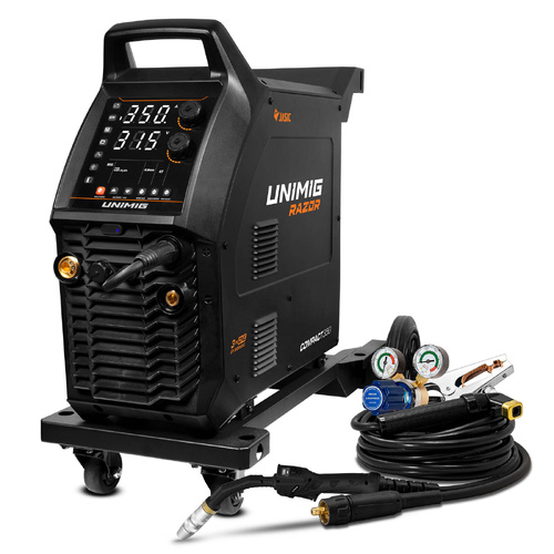Razor Compact 350 MIG / DC TIG / STICK Welder Unimig U11218