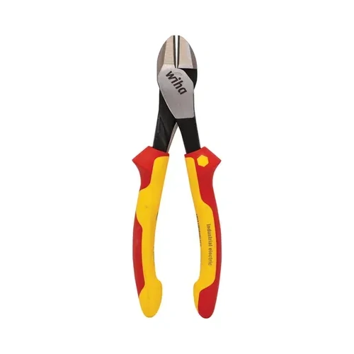 200mm Heavy-Duty Diagonal Side Cutters, Industrial Electricians VDE 1000V Insulated WIHA WH-43582